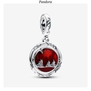 Authentic Stranger Things Glow-in-the-dark Upside Down Dangle Pandora Charm